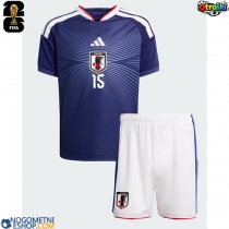 Otroški Nogometni dresi Japonska Daichi Kamada #15 Domači SP 2026 Kratek Rokav (+ Kratke hlače)